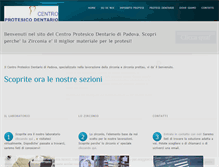 Tablet Screenshot of centroprotesicodentario.com